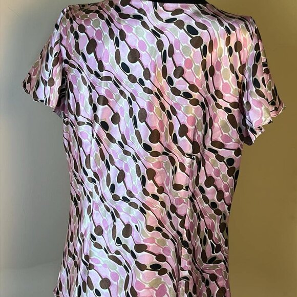 Y2K 90s MSK XL Silkie Pull Over Short Flutter Sleeve Top Whimsy Fairy Coquette - Picture 10 of 10